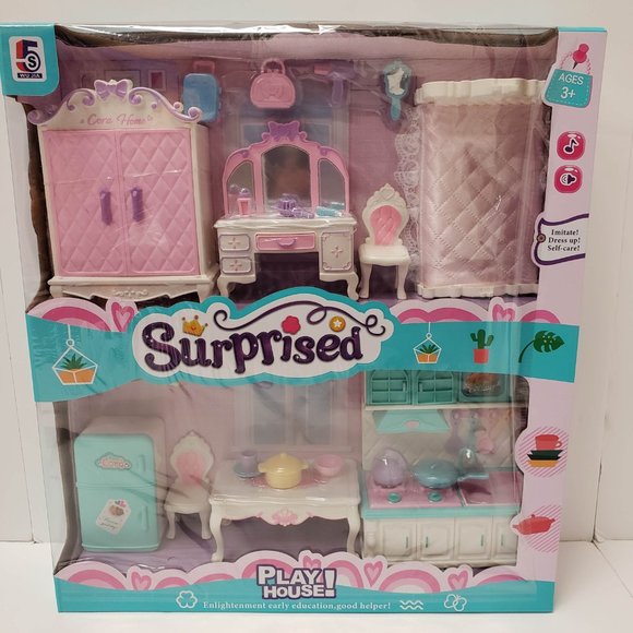 New Dollhouse Bedroom/Kitchen set - Picture 1 of 16